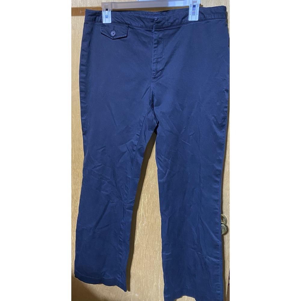 Womens Banana Republic Stretch navy Pants Size 14